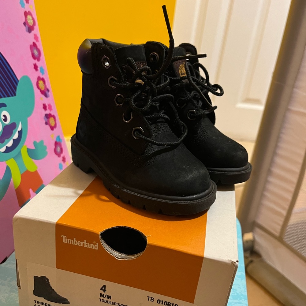 Toddler Black Timberland